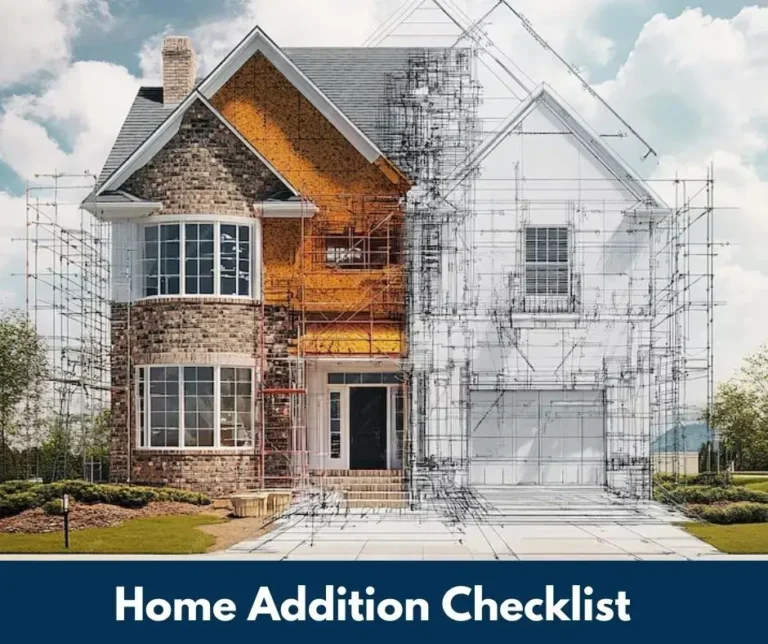 Home Addition Checklist