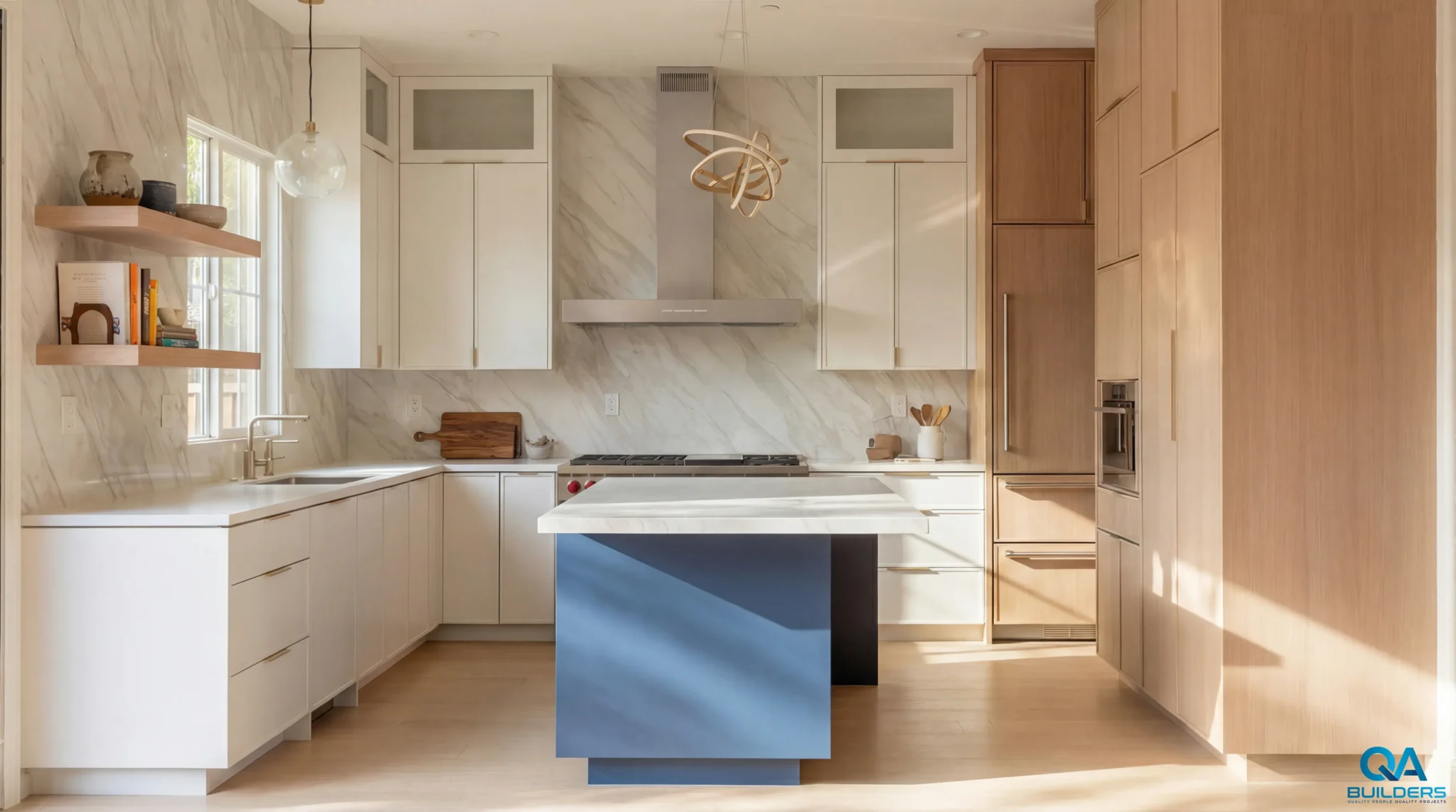 Contemporary Kitchen Remodel in San Jose, CA by QA Builders project photo 2