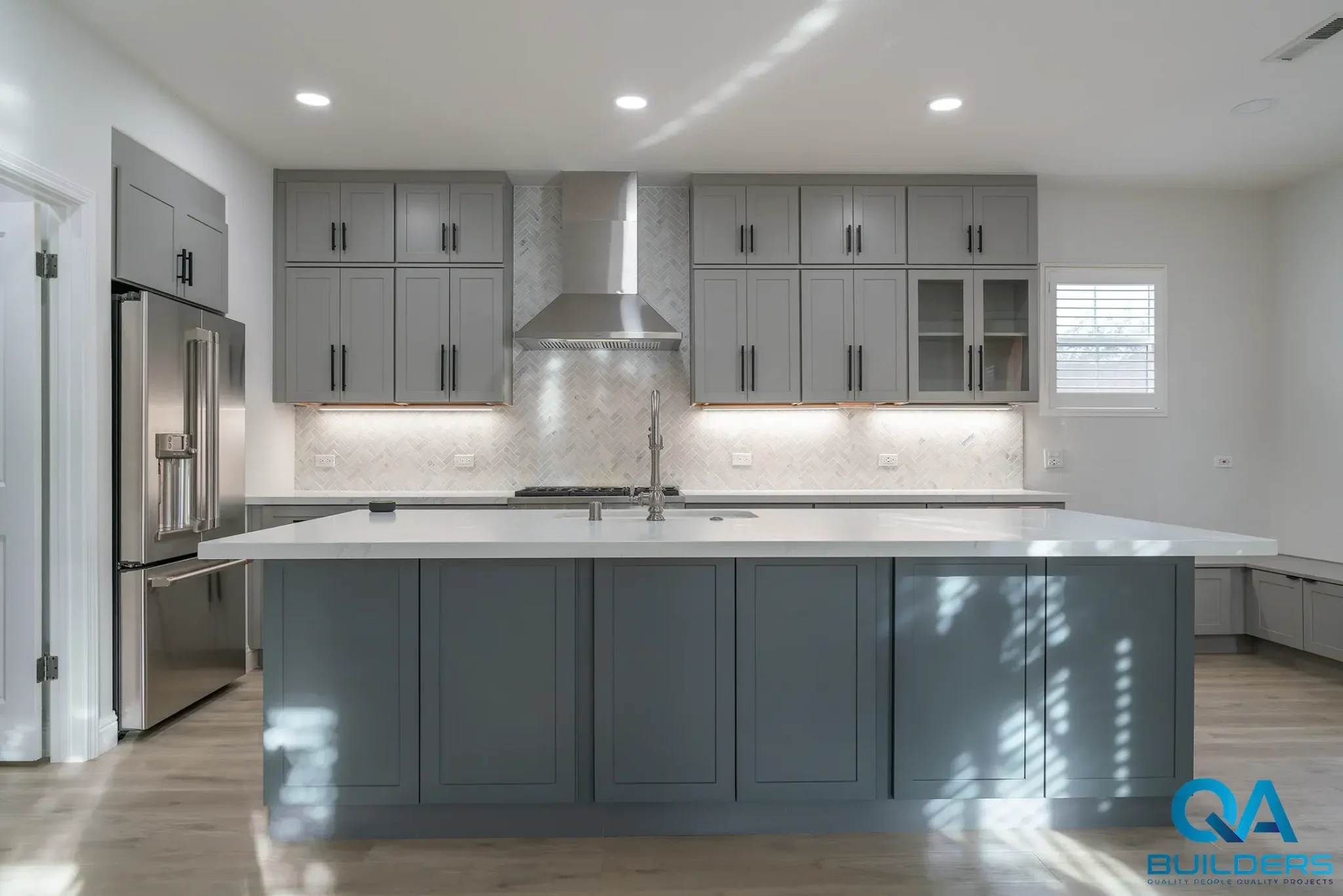 Contemporary/Transitional Kitchen Remodel in San Jose, CA by QA Builders project photo