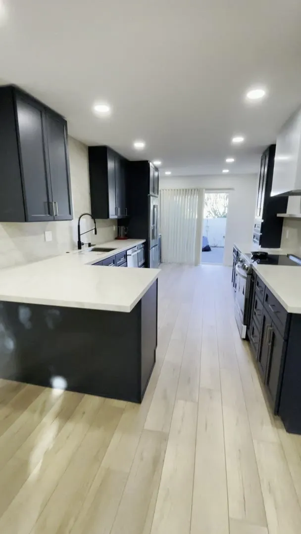 Finished kitchen walkthrough in San Jose